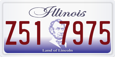 IL license plate Z517975