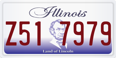 IL license plate Z517979