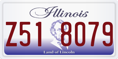 IL license plate Z518079