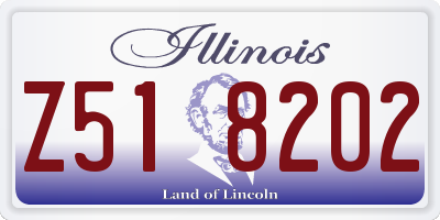 IL license plate Z518202