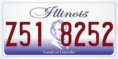 IL license plate Z518252