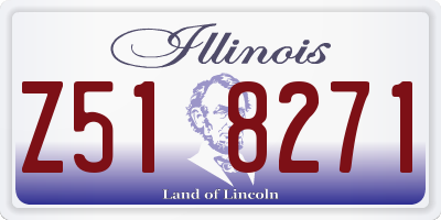 IL license plate Z518271