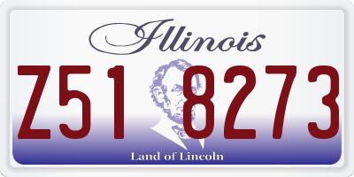 IL license plate Z518273