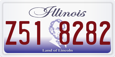 IL license plate Z518282