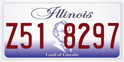 IL license plate Z518297
