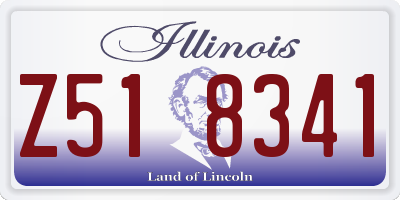 IL license plate Z518341