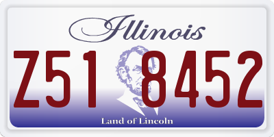 IL license plate Z518452
