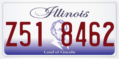 IL license plate Z518462
