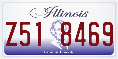 IL license plate Z518469