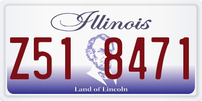 IL license plate Z518471