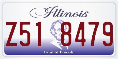 IL license plate Z518479