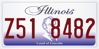 IL license plate Z518482