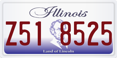 IL license plate Z518525