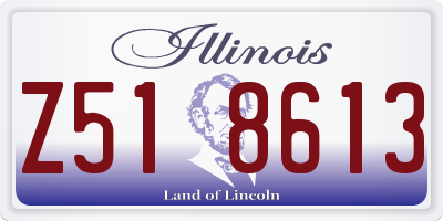 IL license plate Z518613