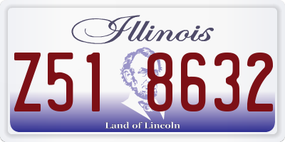 IL license plate Z518632