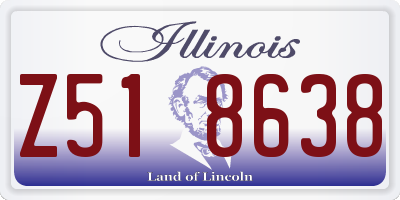 IL license plate Z518638