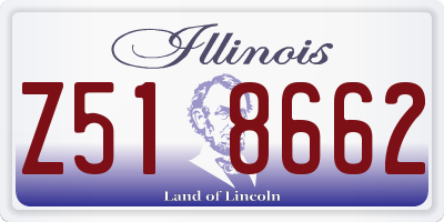 IL license plate Z518662