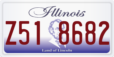 IL license plate Z518682