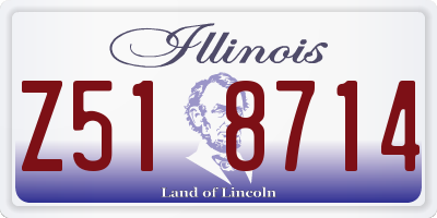 IL license plate Z518714