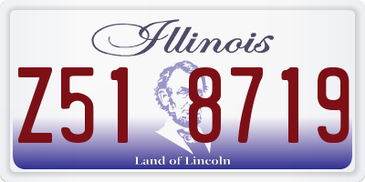 IL license plate Z518719