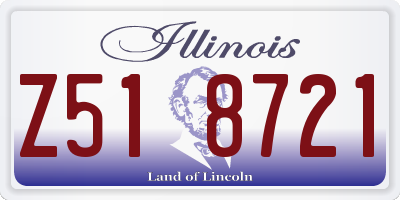 IL license plate Z518721
