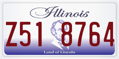 IL license plate Z518764
