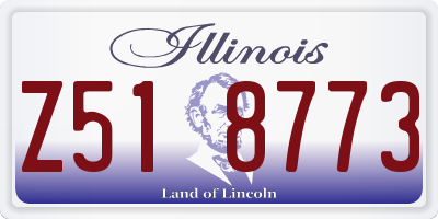 IL license plate Z518773