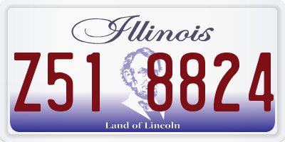 IL license plate Z518824