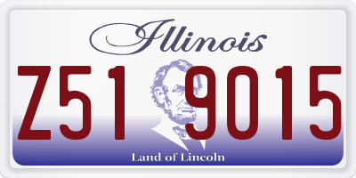 IL license plate Z519015