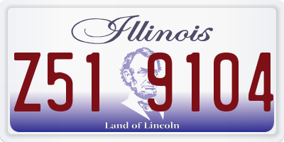 IL license plate Z519104