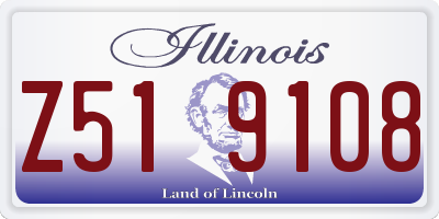 IL license plate Z519108