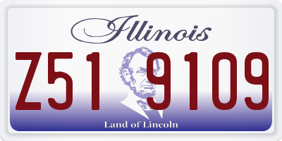 IL license plate Z519109