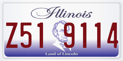 IL license plate Z519114