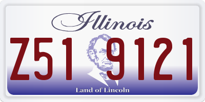 IL license plate Z519121