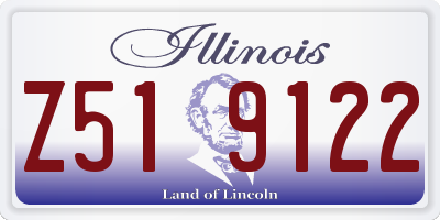 IL license plate Z519122