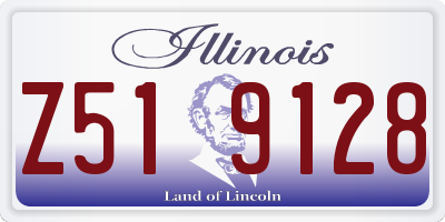 IL license plate Z519128