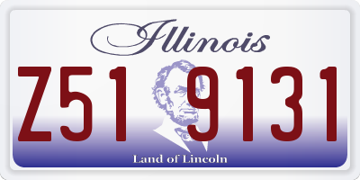 IL license plate Z519131