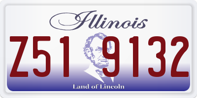 IL license plate Z519132