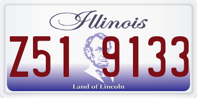 IL license plate Z519133