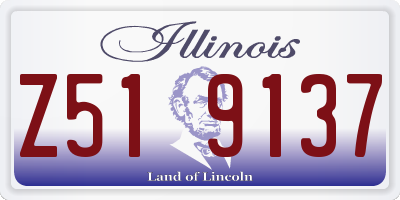 IL license plate Z519137