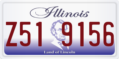 IL license plate Z519156