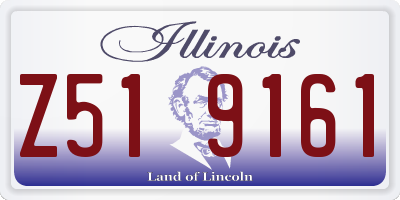 IL license plate Z519161