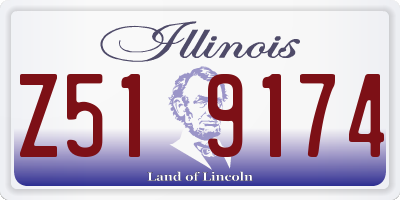 IL license plate Z519174