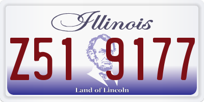 IL license plate Z519177