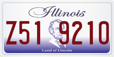 IL license plate Z519210