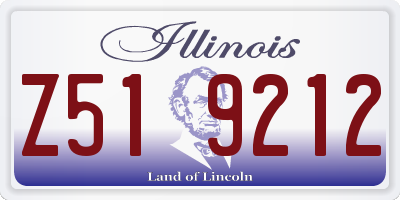 IL license plate Z519212