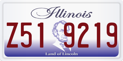 IL license plate Z519219