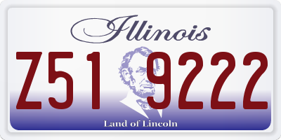 IL license plate Z519222