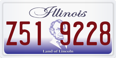 IL license plate Z519228
