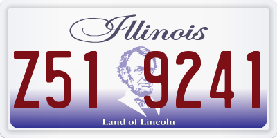IL license plate Z519241